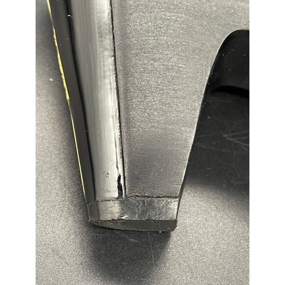 Coach Kathie Leather Calf Signature Heels Black with Gold Accent Hardware Size 6 - Picture 11 of 16